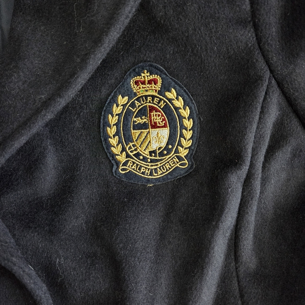 NWT - Lauren Ralph Lauren Women's Wool Blended Logo Patch Coat - US 8/M - Picture 8 of 16